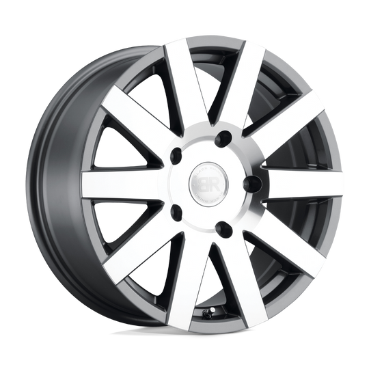 1675JRN456130G84 - Black Rhino Journey 16X7.5 6X130  45mm Gloss Gunmetal W/ Mirror-Cut Face - Black Rhino Wheels Canada