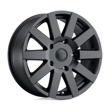 Charger l'image dans la galerie, 1880JRN486140M12 - Black Rhino Journey 18X8 6X139.7  48mm Matte Black - Black Rhino Wheels Canada