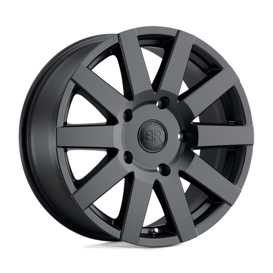 1775JRN456130M84 - Black Rhino Journey 17X7.5 6X130  45mm Matte Black - Black Rhino Wheels Canada