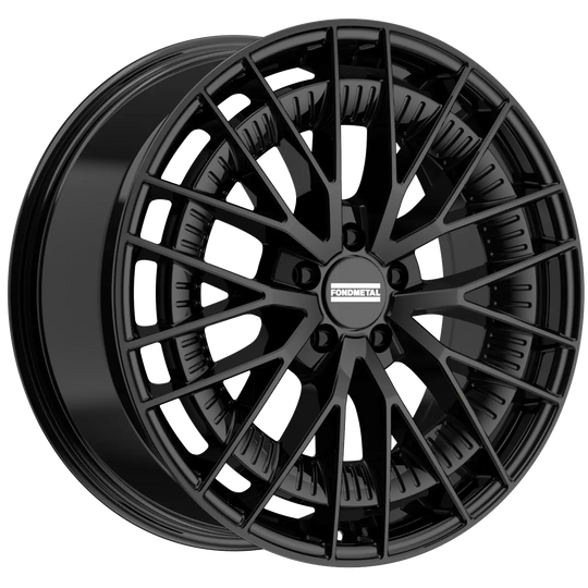 FMI12-20855112P34GB - Fondmetal Kari 20X8.5 5X112 ET 34mm Gloss Black - Fondmetal Wheels Canada