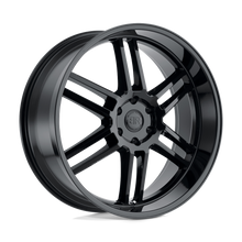 Charger l'image dans la galerie, 2210KTV255150B10 - Black Rhino Katavi 22X10 5X150  25mm Gloss Black - Black Rhino Wheels Canada