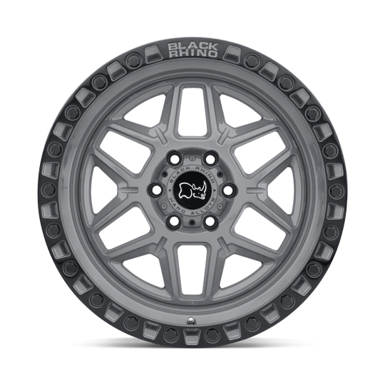 2090KLS-85127G71 - Black Rhino Kelso 20X9 5X127 -18 mm Battleship Gray W/ Black Ring - Black Rhino Wheels Canada