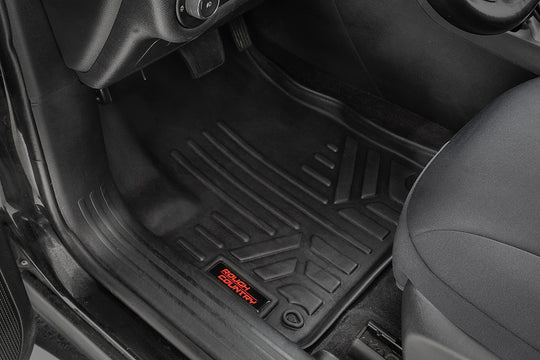 M-61702 Floor Mats - FR & RR - Jeep Cherokee KL 2WD/4WD (2014-2022) Rough Country Canada