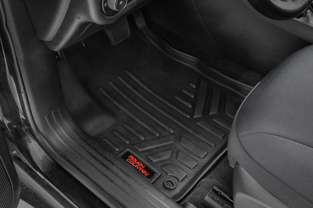 M-61702 Floor Mats - FR & RR - Jeep Cherokee KL 2WD/4WD (2014-2022) Rough Country Canada