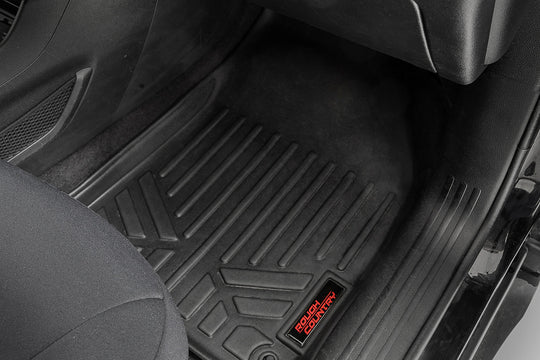 M-61702 Floor Mats - FR & RR - Jeep Cherokee KL 2WD/4WD (2014-2022) Rough Country Canada