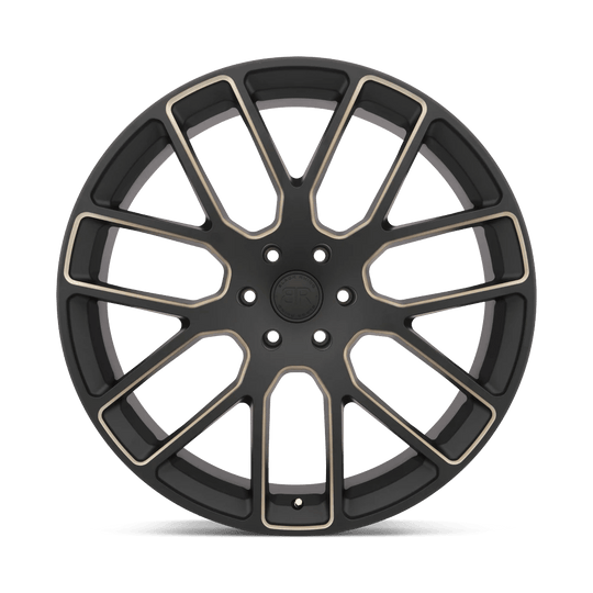 2090KUN006140M12 - Black Rhino Kunene 20X9 6X139.7  0mm Matte Black W/ Dark Tint Milled Spokes - Black Rhino Wheels Canada