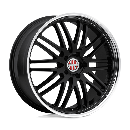 1911VIL365130B71 - Victor Equipment Lemans 19X11 5X130  36mm Gloss Black W/ Mirror Cut Lip - Victor Equipment Wheels Canada