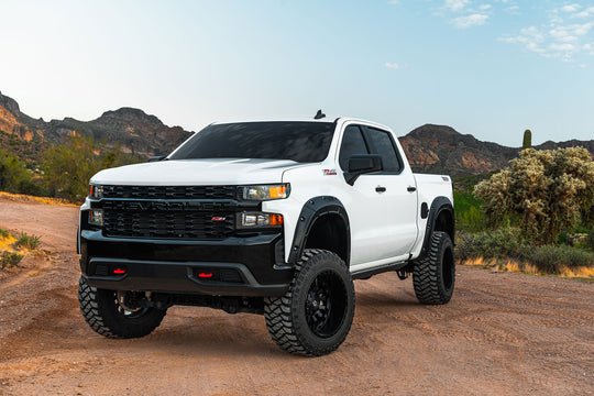 A-C12211-GAZ Defender Pocket Fender Flares - Chevy Silverado 1500 2WD/4WD (19-23) Rough Country Canada