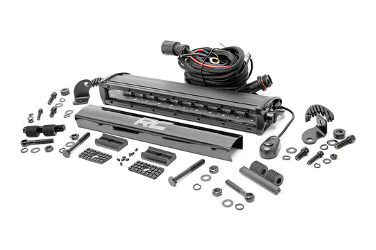70712BL Black Series LED Light Bar - 12 Inch - Single Row Rough Country Canada