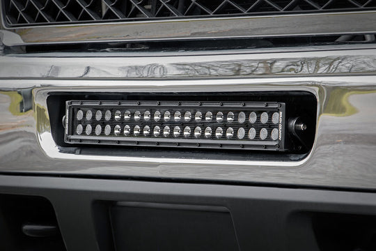 70522 LED Light Mount - Bumper - 20" - Chevy Silverado 2500 HD 4WD (11-14) Rough Country Canada