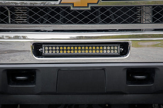 70522 LED Light Mount - Bumper - 20" - Chevy Silverado 2500 HD 4WD (11-14) Rough Country Canada