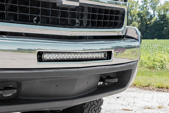 70523 LED Light Mount - Bumper - 20" - Chevy Silverado 1500 (07-13)/Silverado 2500 HD (07-10) Rough Country Canada