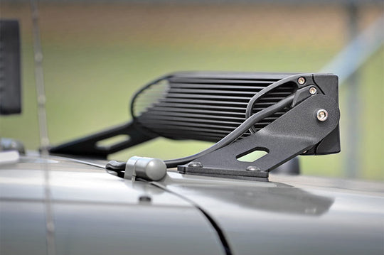 70533 LED Light Mount - Hood - 20" - Jeep Wrangler JK (2007-2018) Rough Country Canada