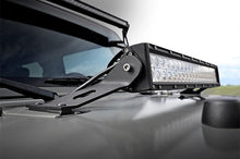 Charger l'image dans la galerie, 70533 LED Light Mount - Hood - 20" - Jeep Wrangler JK (2007-2018) Rough Country Canada