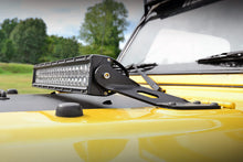 Load image into Gallery viewer, 70210 LED Light Mount - Hood - 20" - Jeep Wrangler TJ 4WD (1997-2006) Rough Country Canada