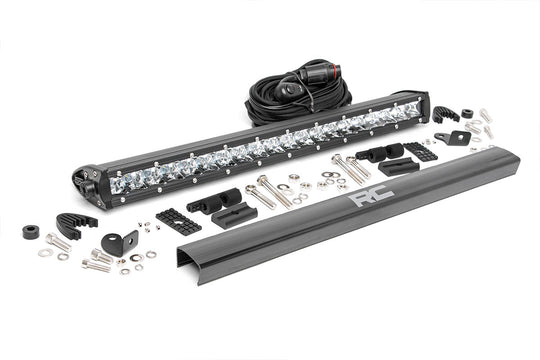 70720 Chrome Series LED Light Bar - 20 Inch - Single Row Rough Country Canada