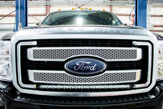 70770 LED Light - Grill Mnt - 30" Black Single Row - Ford Super Duty (11-16) Rough Country Canada
