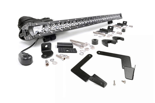 70621 LED Light - Lower Grille Mnt - 30" Chrome Single Row - Toyota Tacoma (16-23) Rough Country Canada