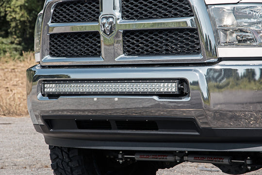 70570B LED Light - Bumper Mount - 40" Black Dual Row - Ram 2500 4WD (10-18) Rough Country Canada