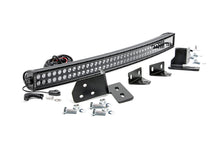 Charger l'image dans la galerie, 70682 LED Light - Bumper Mount - 40" Black Dual Row - Ford Super Duty (11-16) Rough Country Canada