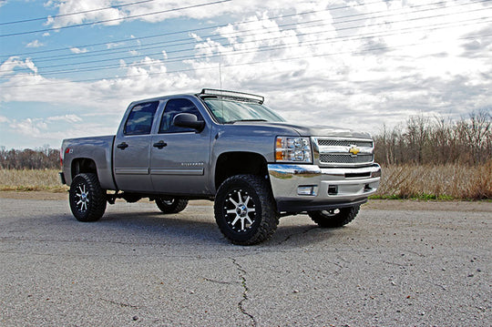 70507 GM 50-inch Curved LED Light Bar Upper Windshield Mounts (07-13 PU/SUV) Rough Country Canada