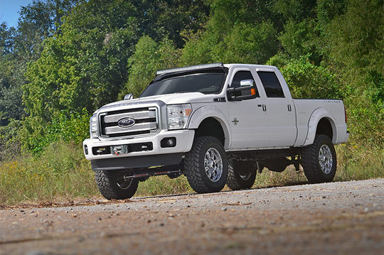 70516 LED Light Mount - Upper Windshield - 54" Curved - Ford Super Duty (99-16) Rough Country Canada