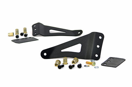 70507 GM 50-inch Curved LED Light Bar Upper Windshield Mounts (07-13 PU/SUV) Rough Country Canada