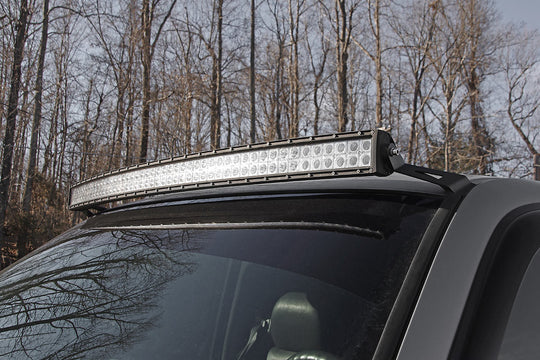 70521 LED Light Mount - Upper Windshield - 50" Curved - Chevy/GMC 1500 (99-06 & Classic) Rough Country Canada