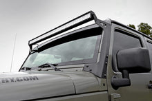 Load image into Gallery viewer, 70504 LED Light Mounts - Upper Windshield - 50" - Jeep Wrangler JK (07-18) Rough Country Canada