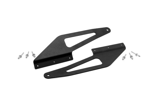 70567 LED Light Mount - Upper Windshield - 50" Curved - Jeep Grand Cherokee ZJ (93-98) Rough Country Canada