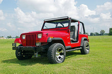 Load image into Gallery viewer, 70508 LED Light Mount - Upper Windshield - 50" Straight - Jeep Wrangler YJ (87-95) Rough Country Canada