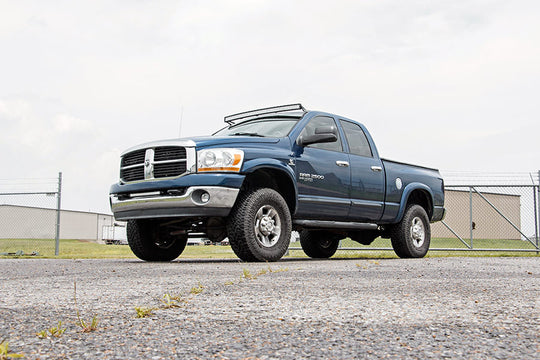 70538A LED Light Mounts - Upper Windshield - 54" Curved - Dodge 2500/Ram 3500 (03-09) Rough Country Canada