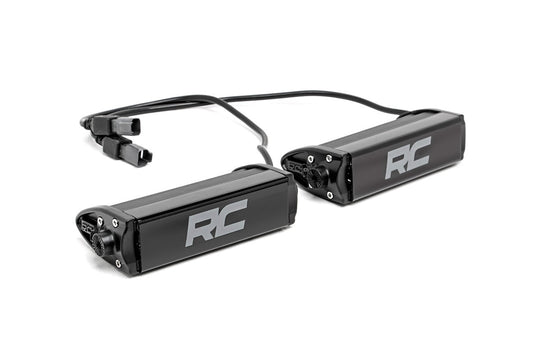 70706 Chrome Series LED Light Bar - 6 Inch - Single Row Pair Rough Country Canada
