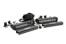 Load image into Gallery viewer, 70728BL Black Series LED Light Bar - 8 Inch - Single Row Pair Rough Country Canada