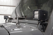 Load image into Gallery viewer, 70044 LED Light Mount - Lower Windshield - Pod - Jeep Wrangler JK (07-18) Rough Country Canada