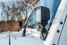 Load image into Gallery viewer, 6004 Light Mounts - Lower Windshield - Jeep Wrangler JK (2007-2018) Rough Country Canada