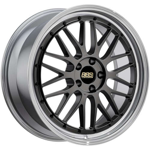 LM277DBPK - BBS LM 18X11 5X130 ET 56mm Diamond Black with a Diamond Cut Machined Lip - BBS Wheels Canada
