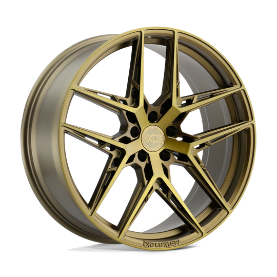 2005CAR425112Z66 - XO Cairo 20X10.5 5X112  42mm Bronze W/ Brushed Bronze Face - XO Wheels Canada