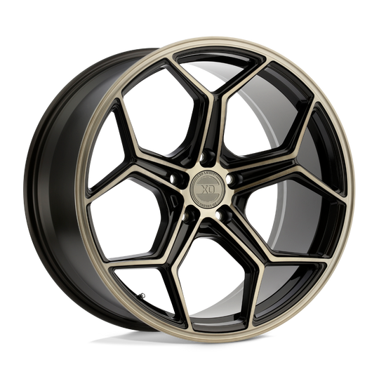 2205HLK205112Z66 - XO Helsinki 22X10.5 5X112  20mm Dark Bronze W/ Brushed Bronze Face - XO Wheels Canada