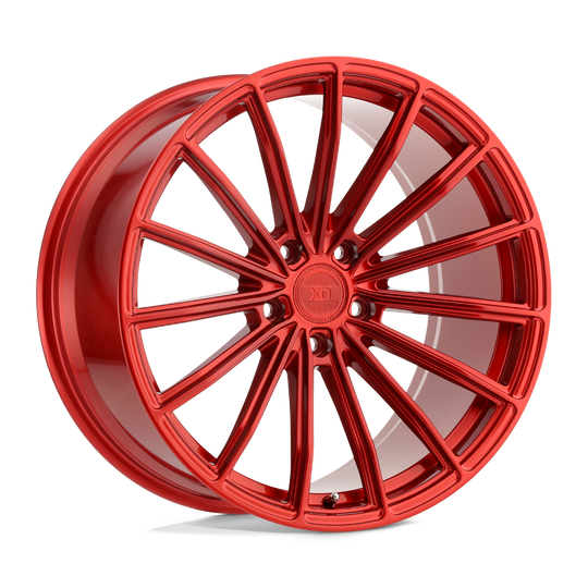 2090LDN205112R66 - XO London 20X9 5X112  20mm Candy Red - XO Wheels Canada