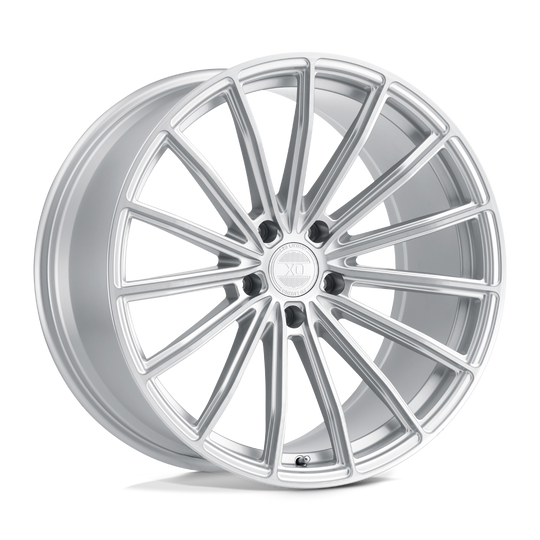 2005LDN455120S76 - XO London 20X10.5 5X120  45mm Silver W/ Brushed Face - XO Wheels Canada
