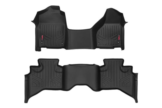 M-31312 Floor Mats - One Piece FR -Quad Cab - Ram 1500 2WD/4WD (2012-2018 & Classic) Rough Country Canada