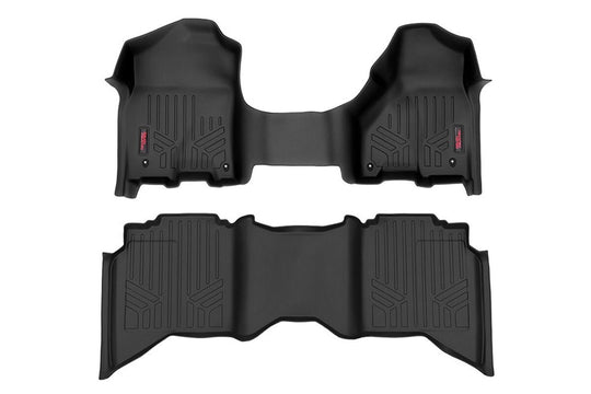 M-31313 Floor Mats - FR & RR - Crew/Mega Cab - Ram 1500 2WD/4WD (2012-2018 & Classic) Rough Country Canada
