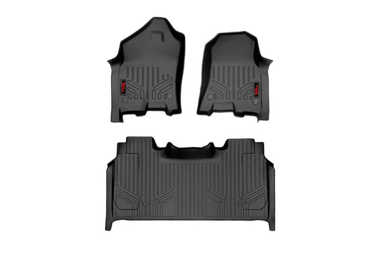 M-31422 Floor Mats - FR & RR - RR Storage- Crew - Ram 1500 (19-23)/1500 TRX (21-23) Rough Country Canada