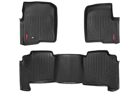 M-50412 Floor Mats - FR & RR - Ford F-150 2WD/4WD (2004-2008) Rough Country Canada