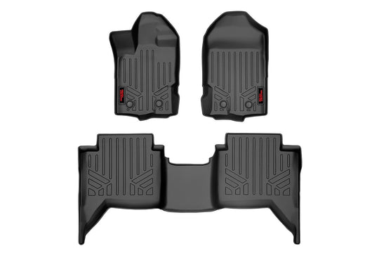 M-51002 Floor Mats - FR & RR - Ford Ranger 2WD/4WD (2019-2023) Rough Country Canada