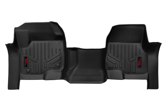 M-5117 Floor Mats - Front - Over Hump - Ford Super Duty 2WD/4WD (17-22) Rough Country Canada