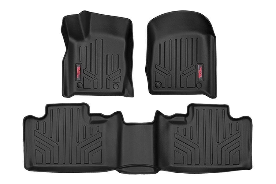 M-60300 Floor Mats - Front and Rear - Jeep Grand Cherokee 2WD/4WD (13-20) Rough Country Canada