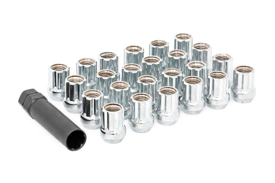 9161832CHOE Lug Nut Set - 9/16x18 - 32 Qty - Chrome - Open End Rough Country Canada