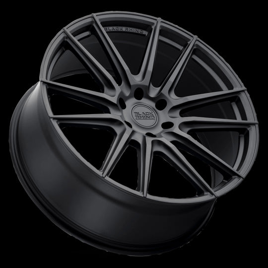 2410MGR356135M87 - Black Rhino Madagascar 24X10 6X135  35mm Matte Black - Black Rhino Wheels Canada